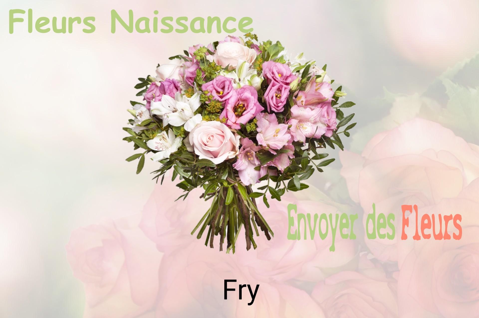 Bouquet de fleurs de naissance livré à Fry